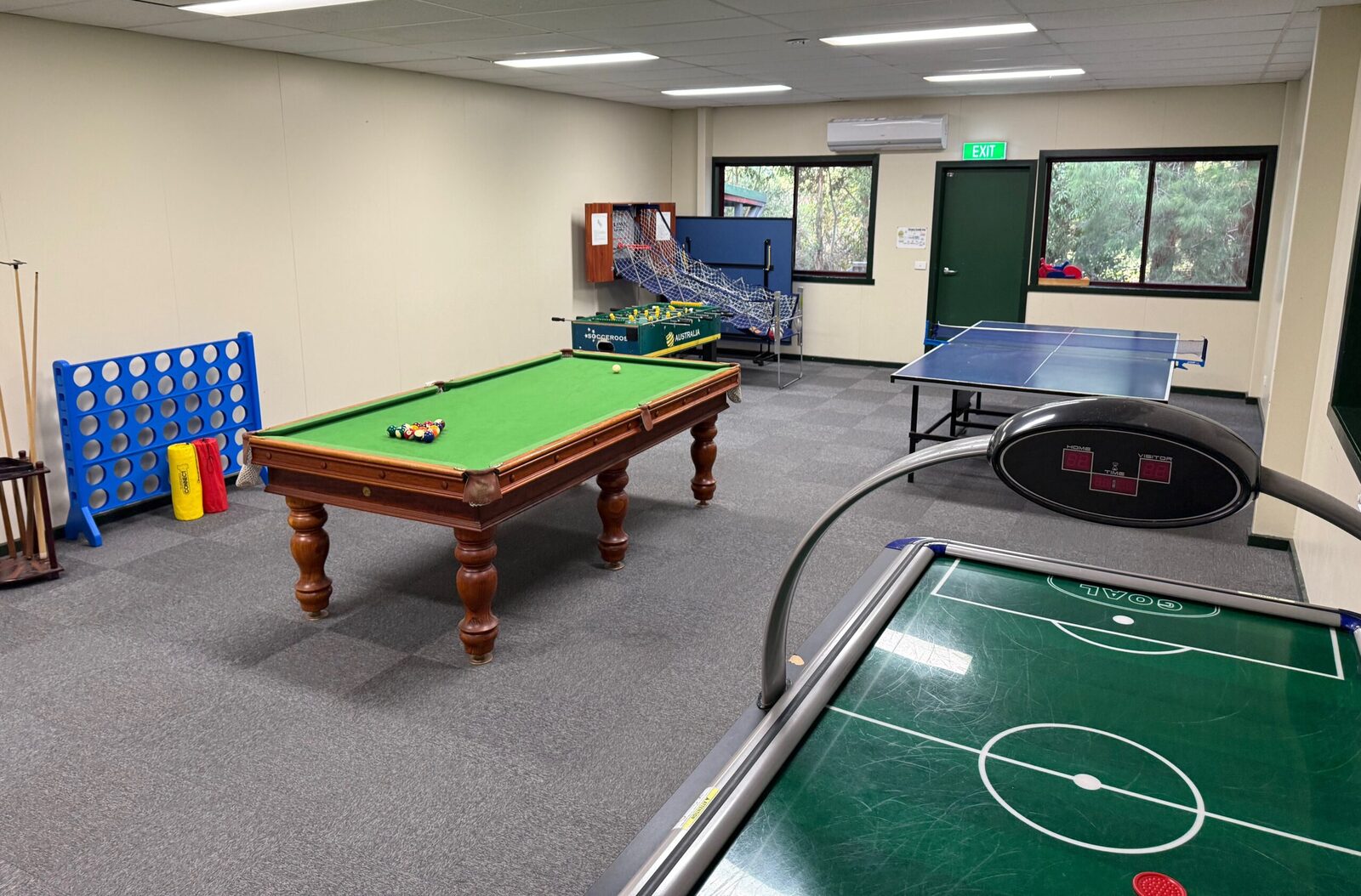 The games room